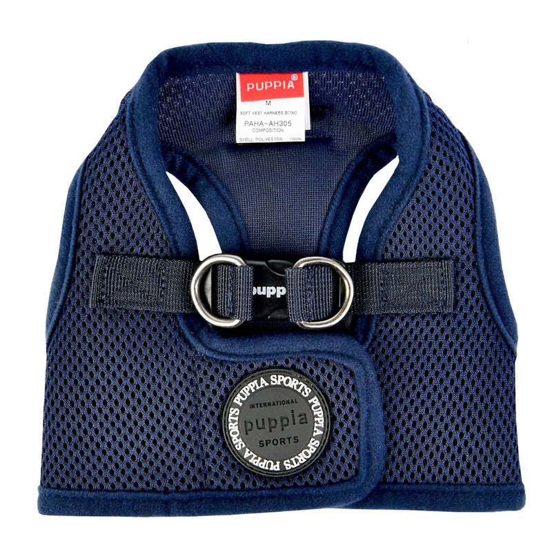 PUPPIA International PUAH305NYLG Soft Harness B Vest, Large, Navy - Image 2